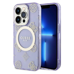 Guess GUHMP15XHMPGSU - Mobile Cover For iPhone 15 Pro Max - Purple