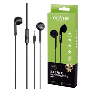  Oraimo Halo OEP-E22 - Wired In-Ear Headphone - 1.2m Cable Length - Black 