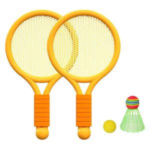  Mir Podarkov Kids Sports Racket Set - Lightweight Indoor & Outdoor - Yellow 