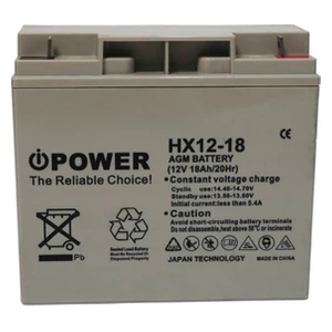 iPower UPS Battery - AGM-12V-18A - Gray