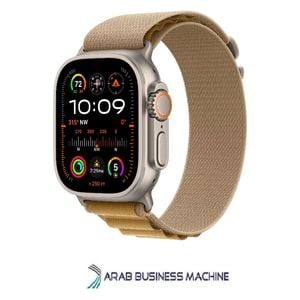  ساعة ابل الترا 2 GPS + Cellular - ملم49 - هيكل من التيتانيوم مع حزام جبال الألب تيتانيوم 