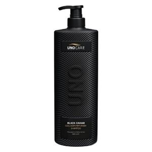 Uno Care Black Caviar Collagen Replenish Shampoo - Restores body and strength to dull hair, 1000 ml