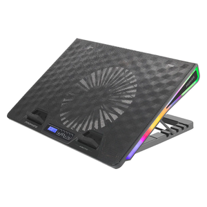  Vertux Gaming Cooling Pad - Arctic RGB - Single Fan - Black 