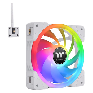  Thermaltake SWAFAN EX12 RGB Cooling Fan Kit - 3 Fans - White 