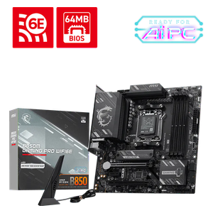  MSI B850M Gaming Pro WiFi6E - Motherboard - Up To 192GB Memory Support - Black 