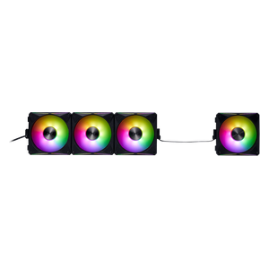  XPG HURRICANEMAG120ARGB-PWM4C-BKCWW - Cooling Fan Kit - Magnetic Daisy Chain - Black 