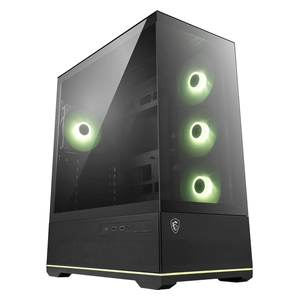  MSI MAG PANO 110R PZ - Mid-Tower Case - ARGB - 4 Fans - Black 
