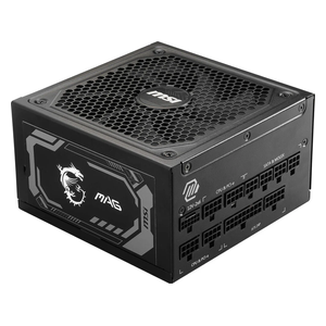  MSI A1000GL PCIE5 - 1000W - 80 PLUS Gold - Modular Power Supply - Black 