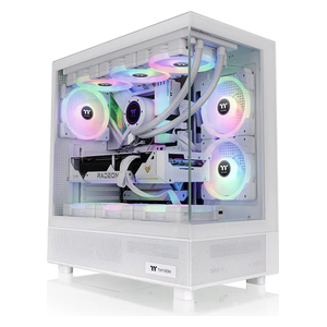  Thermaltake View 270 TG - Mid-Tower Case - ARGB - 9 Fans - White 