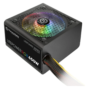  Thermaltake Litepower RGB - 650W Power Supply - Black 