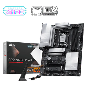  MSI X870E-P - Motherboard - Wi-Fi 7 Support - Black 
