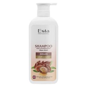 Esta Argan Shampoo - Nourishes and hydrates dry hair for long-lasting shine, 750 ml