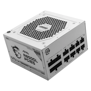  MSI A850GL PCIE5 - 850W 80 PLUS Gold Modular Power Supply - White 