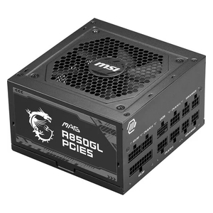  مزود طاقة ام اس ئاي - A850GL PCIE5 - بقدرة 850 واط - 80 PLUS Gold - اسود 