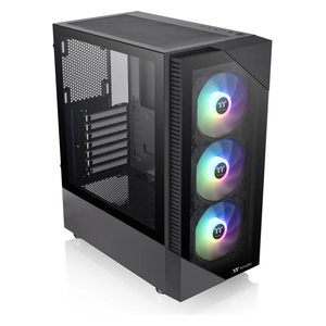  Thermaltake View 200 TG - Mid-Tower Case - ARGB - 3 Fans - Black 