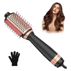  فرشاة لتجفيف الشعر من وان ستيب sm-6118 - أسود 