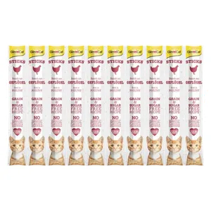 GimCat Sticks poultry Cat Snack - 10 Piece