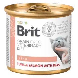 بريت طعام للقطط بنكهة التونة والسلمون مع البازلاء - 200 غم