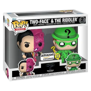  Funko Pop DC Batman Forever - Two Face And The Riddler - 2 Pack 