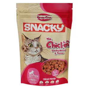 Snacky Chicken Kitten Food - 85g