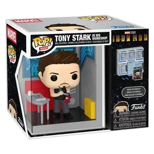  Funko Marvel - Tony Stark in His Workshop - Pop Nooks 