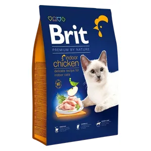 Brit Adult Indoor Chicken Cat Food - 1.5Kg