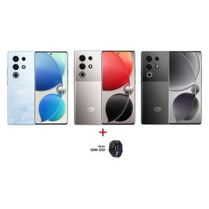 اي تيل S25 Ultra - دبل سيم - 512/8 كيكابايت + ساعة اي تيل - ISW-O21 - اسود