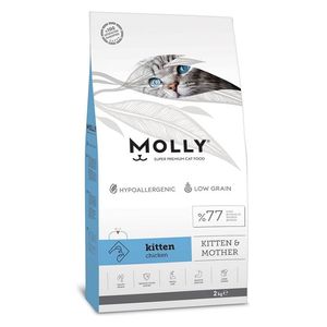  مولي طعام للقطط الصغيرة بالدجاج لنمو الصحي - 2 كغم 