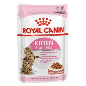 Royal Canin Sterilised Kitten gravy Cat Food - 85g