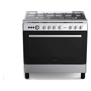 Midea LME95028 - 5 Burners - Gas Cooker - Stainless Steel