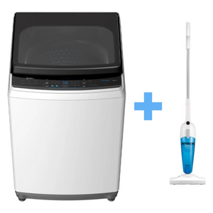 غسالة ميديا فتحة علوية - 11 كغم - MA200W110/WK - ابيض + مكنسة ميديا محمولة - SC861 - ابيض