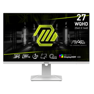 MSI 27-Inch 274QRFW-Series - Flat Monitor - 180Hz - 1ms Response Time - WQHD - 400 Nits - Rapid IPS Panel