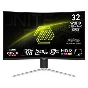 MSI 31.5-Inch MAG 325CQRXF E2 - Curved Monitor - 240 Hz - 0.5ms Response Time - WQHD