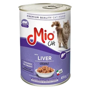 MIO Adult Liver Cat Food - 415g