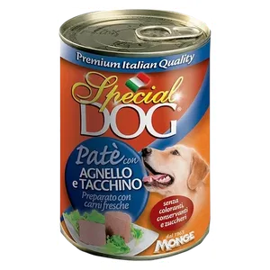 سبيشل دوغ طعام للكلاب بنكهة لحم الخروف والديك الرومي - 400 غم