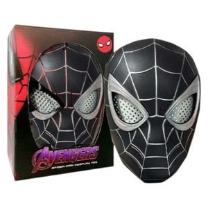  Avengers MQ03 - Interactive Spider Man Mask - Realistic Moving Eyes - Black 