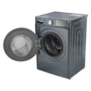  Denka MWM-08GFL - 8Kg - 1400RPM - Front Loading Washing Machine - Gray + Denka IST-2400PB - Steam Iron - Black 