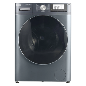  Denka MWM-08GFL - 8Kg - 1400RPM - Front Loading Washing Machine - Gray + Denka IST-2400PB - Steam Iron - Black 