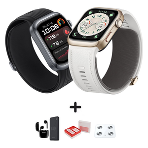 Huawei WATCH D2 - 1.82 inch - Amoled - Battery lasts up to 6 days + Huawei Scale 3 Frosty White + Box + Bluetooth Headphone + Power Bank