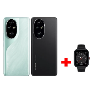  هونر 200 Pro 5G - دبل سيم - سنابدراجون 8اس الجيل الثالث - اموليد - حجم البطارية 5200 ميلي امبير + ساعة هونر - Choice QCY Watch