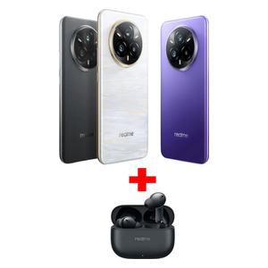 Realme 14 Pro Plus 5G - Dual SIM - 6.83 Inch - OLED - Qualcomm Snapdragon 7s Gen 3 - 5860 mAh + Realme T310 Wireless In-Ear Earbuds - Pre-Order