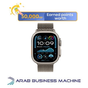 Watch Ultra 2 GPS + Cellular 49mm Natural Titanium Case with Natural Titanium Milanese Loop - L