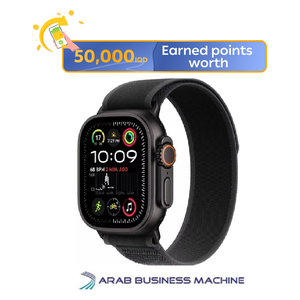 Apple Watch Ultra 2024 2 GPS + Cellular, - 49mm - M/L - Black Titanium Case with Black Trail Loop