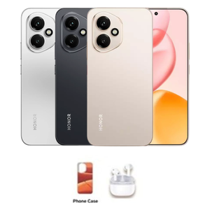 هونر 400 5G - دبل سيم - 6.55 انج - اموليد 120 هيرتز - Snapdragon 7 الجيل الثالث (4 نانومتر) - حجم بطارية 6000 ميلي امبير + حافظة + سماعة هونر اكس 7 اي