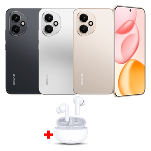 هونر 400 5G - دبل سيم - 6.55 انج - اموليد 120 هيرتز - Snapdragon 7 الجيل الثالث (4 نانومتر) - حجم بطارية 6000 ميلي امبير + سماعة هونر اكس 7 لايت