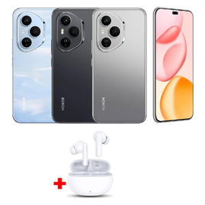 Honor 400 Pro 5G - Dual SIM - 512/12GB - 6.7 Inch - AMOLED 120Hz - Snapdragon 8 Gen 3 (4 nm) - 6000 mAh + Honor Earbuds Choice X7i