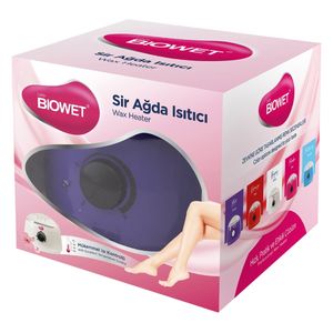  Lady Biowet Wax Heater Device - heats with adjustable temperature and ensures easy and safe hair removal 