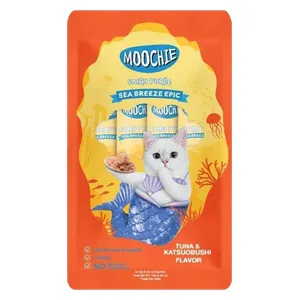  MOOCHIE Sea Breeze Epic Tuna & Katsuobushi Flavor Cat Snack - 5 piece 