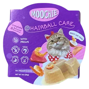  MOOCHIE Hairball Care Cat Food - 85g 