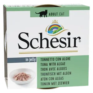 Schesir Tuna With algae In Jelly Cat Food - 85g